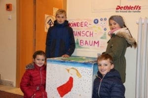 Dethleffs unterstützt den "Kinderwunschbaum" des Kinderschutzbund e.V. Isny